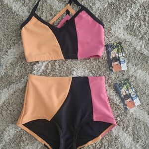 Oh La La Colorblock Dancewear Set SIZE CM